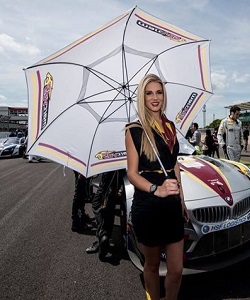 Silverstone promo girls and hostesses