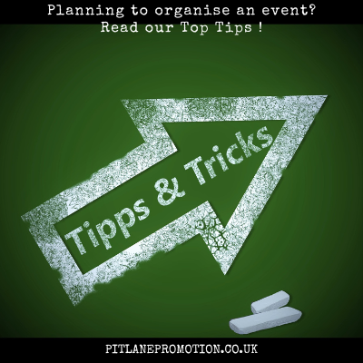 Planning to organise an event Read our Top Tips !