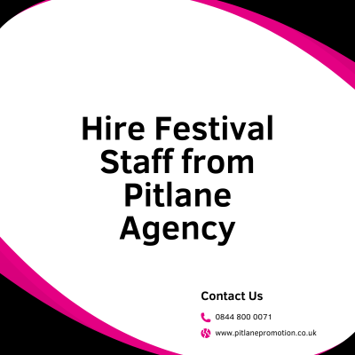 Hire Festival Staff from Pitlane Agency